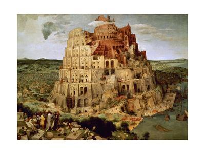 Fine Art Print//cartel Torre de Babel Pieter Brügel the Elder